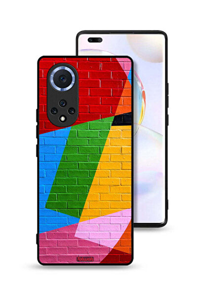 Tolwak غطاء حماية لهاتف Honor 50 Pro مع لوحة جدارية ملونة