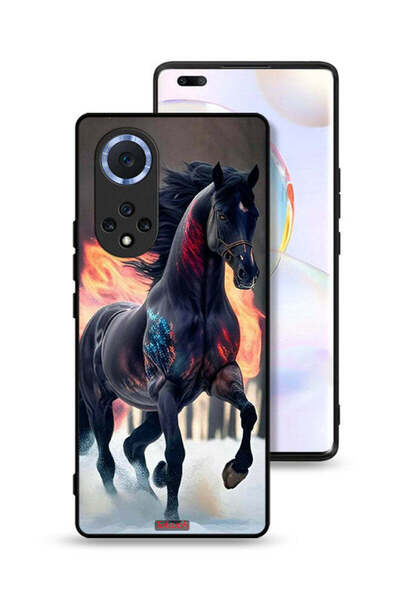 Tolwak غطاء حماية لهاتف Honor 50 Pro بتصميم حصان عالي الوضوح