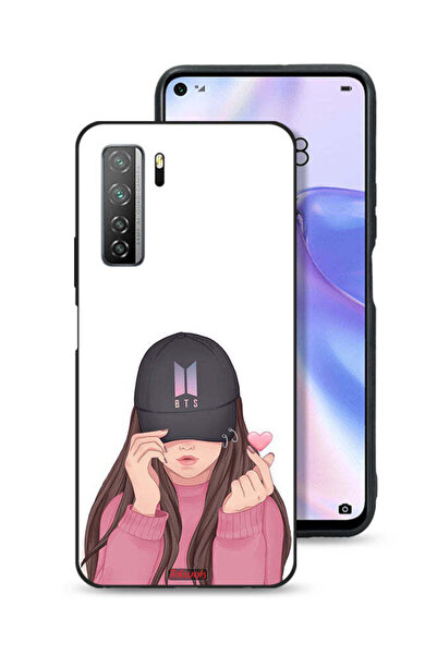 Tolwak غطاء حماية لهاتف هواوي P40 لايت 5G فتاة تصنع سناب شات