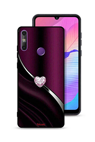 Tolwak غطاء حماية لهاتف هواوي إنجوي 20e بتصميم قلب ماسي
