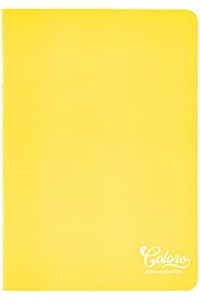 Mena Rise Diyar-Ifırsatshop Colors A4 60 Sheets Lined Notebook, Yellow 1017157