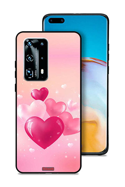Tolwak غطاء حماية لهاتف هواوي بي 40 برو بلس 5G برسومات قلوب جميلة