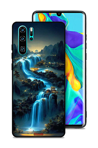 Tolwak غطاء حماية لهاتف هواوي P30 Pro بتصميم شلال فني