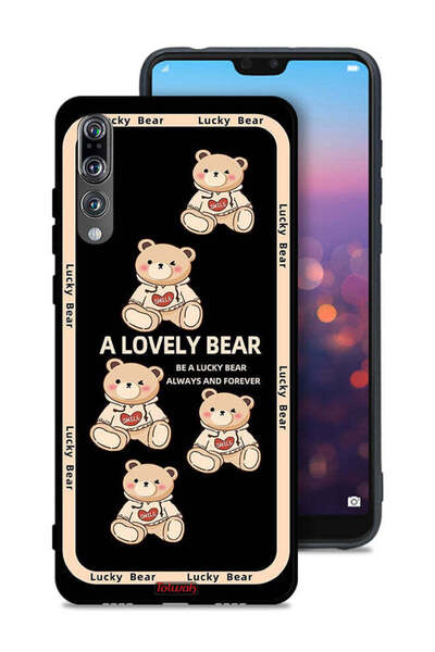 Tolwak غطاء حماية لهاتف هواوي بي 20 برو - دب جميل