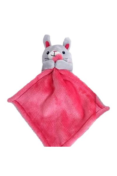 Simba Soft baby toy, Puppy with blanket, Gray / Pink