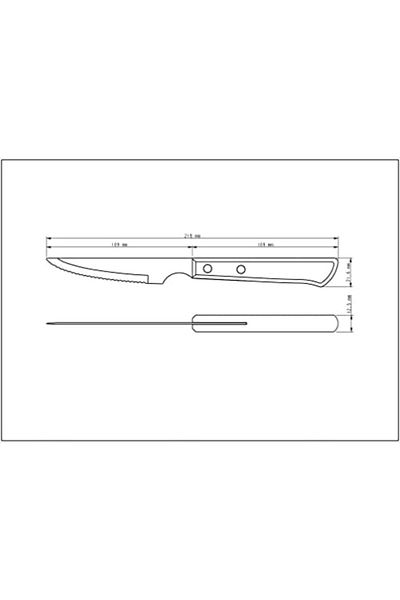 Mena Rise Diyar-Ifırsatshop Fame Kitchen 21109/074-4' Steak Knife(1 Dz) 1017157