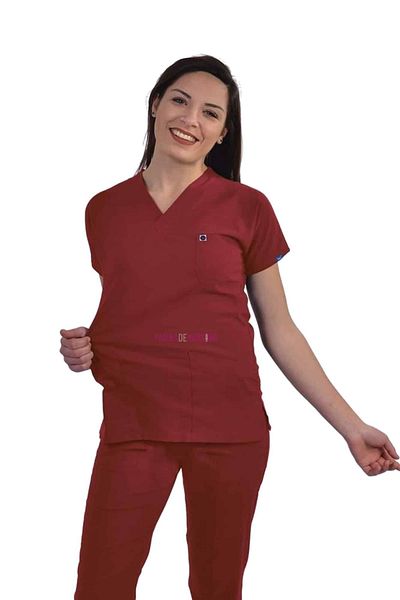 İBA MEDİKAL Costum medical unisex FlexCool Bordeaux