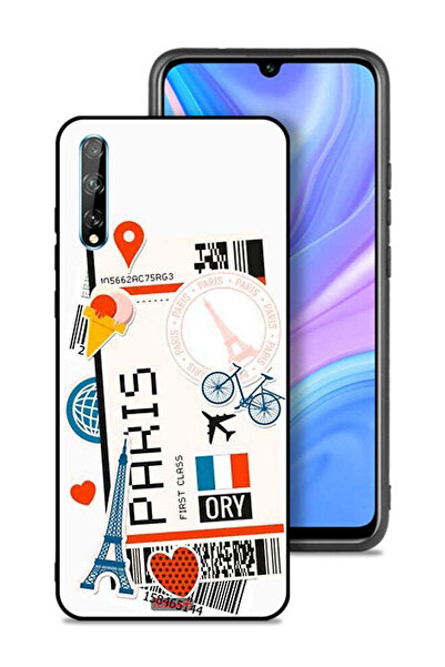 Tolwak غطاء حماية لهاتف هواوي Y8p - ملصق باريس