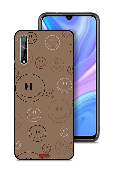 Tolwak غطاء حماية لهاتف هواوي بي سمارت إس بنقشة وجوه مبتسمة