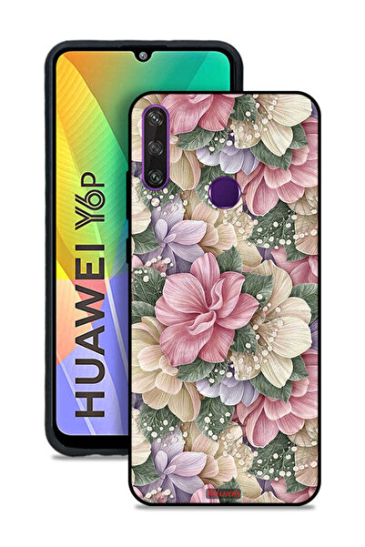Tolwak غطاء حماية لهاتف هواوي Y6p عالي الجودة مزين بالزهور