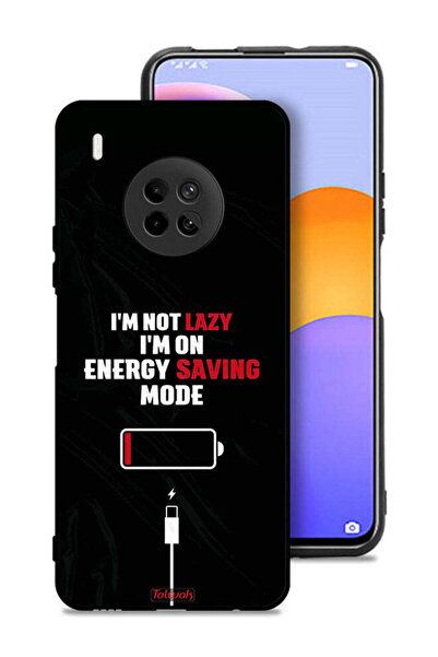 Tolwak غطاء حماية لهاتف هواوي Y9a أنا لست كسولاً، أنا في وضع توفير الطاقة
