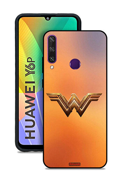 Tolwak غطاء حماية هواوي Y6p بشعار Wonder Women