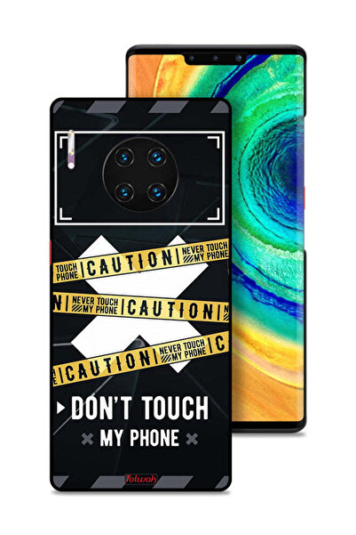 Tolwak غطاء حماية لهاتف هواوي ميت 30 إي برو 5G تحذير: لا تلمس هاتفي أبدًا
