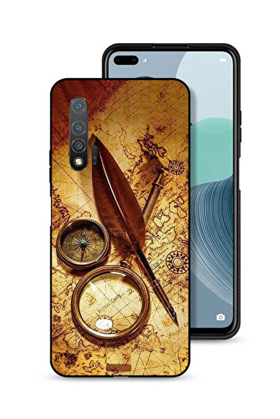 Tolwak غطاء حماية لهاتف هواوي نوفا 6 بتصميم بوصلة عتيقة