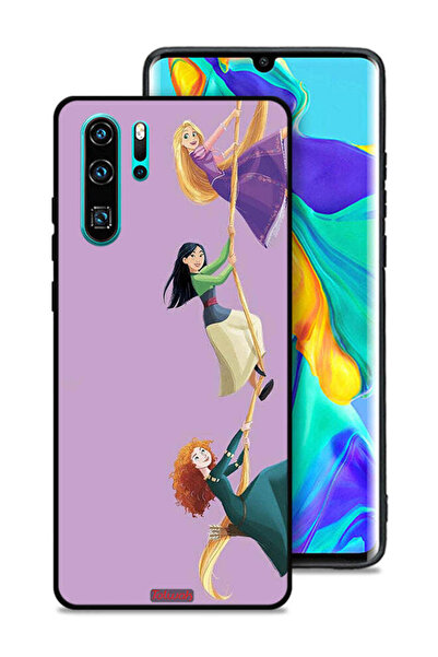 Tolwak غطاء حماية لهاتف هواوي P30 Pro برسومات تسلق الفتيات