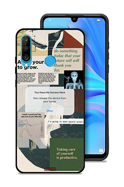 Tolwak غطاء حماية لهاتف هواوي بي 30 لايت - اسمح لنفسك بالنمو