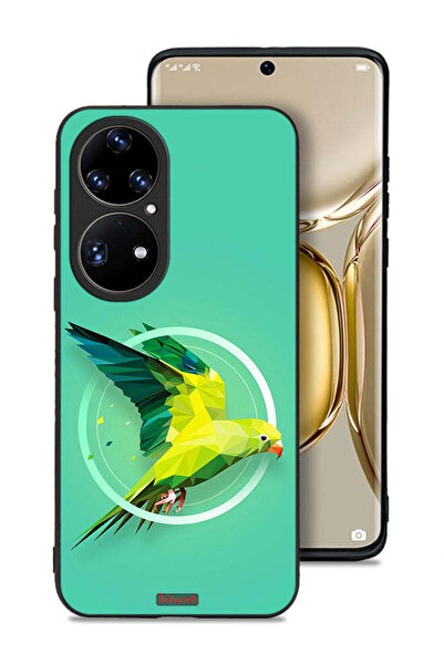 Tolwak غطاء حماية لهاتف هواوي بي 50 برو بتصميم ببغاء تجريدي