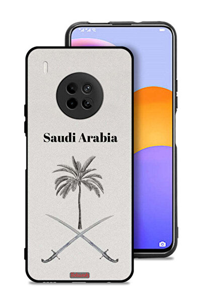 Tolwak غطاء حماية لهاتف هواوي Y9a - لوحة فنية لعلامة المملكة العربية السعودية