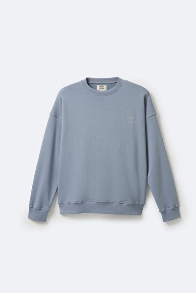 Matchy Matchy Kadın Blue Oversize Sweatshirt