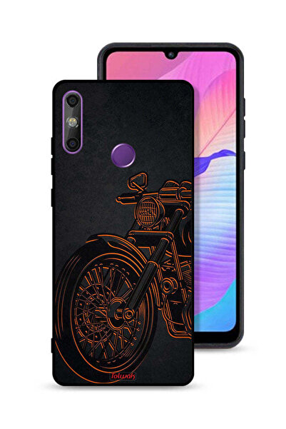 Tolwak Huawei Enjoy 20e Protective Case Cover Vintage Bike