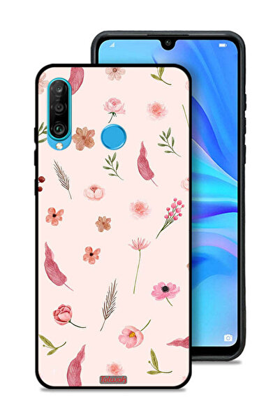 Tolwak غطاء حماية لهاتف هواوي بي 30 لايت بنقشة أوراق وورود