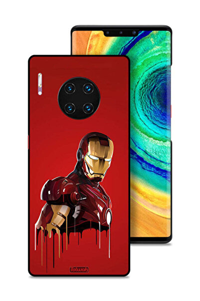 Tolwak غطاء حماية لهاتف هواوي ميت 30 إي برو 5G برسومات الرجل الحديدي