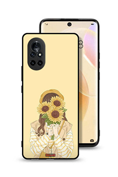 Tolwak غطاء حماية لهاتف هواوي نوفا 8 مع وجه مخفي وزهور عباد الشمس
