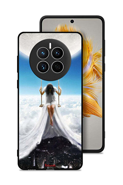 Tolwak غطاء حماية لهاتف هواوي ميت 50 بتصميم فن مدينة الغيوم والقمر