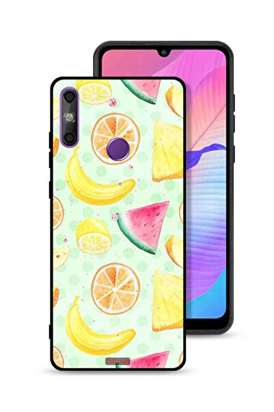 Tolwak غطاء حماية لهاتف هواوي إنجوي 20e بتصميم فن الألوان المائية والفواكه