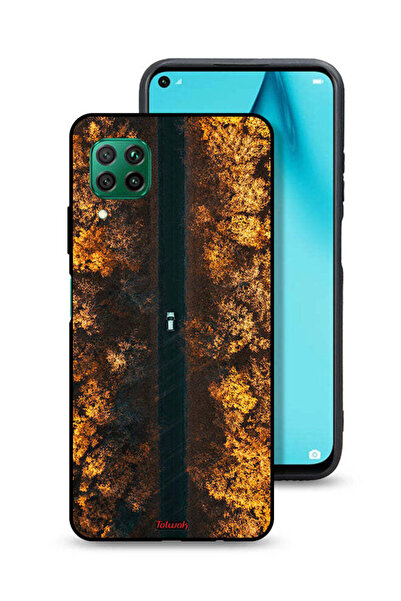 Tolwak غطاء حماية لهاتف هواوي بي 40 لايت 4G بطبعة أشجار الخريف