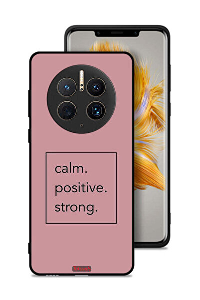 Tolwak Huawei Mate 50 Pro Protective Case Cover Calm Positive Strong