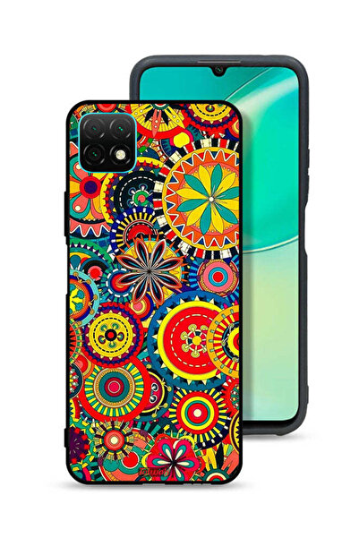 Tolwak غطاء حماية لهاتف هواوي نوفا Y60 بنمط ماندالا ملون