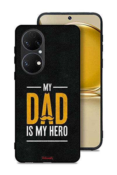 Tolwak غطاء حماية هواوي P50E "والدي هو بطلي"