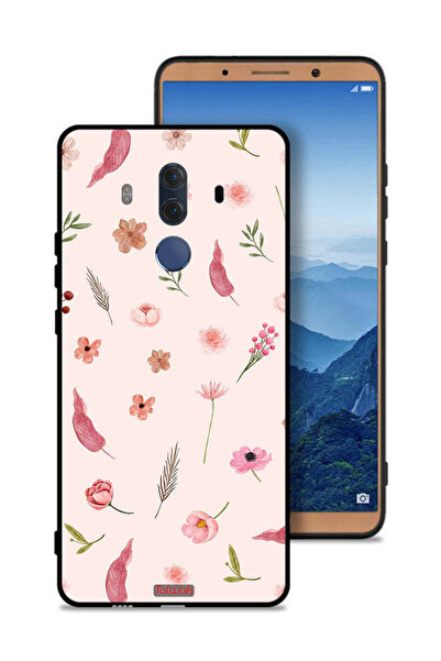 Tolwak غطاء حماية لهاتف هواوي ميت 10 برو بنقشة أوراق وورود