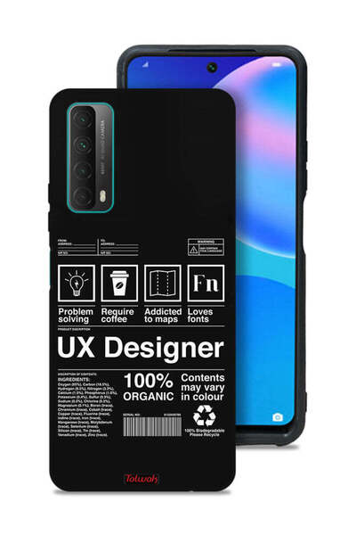 Tolwak غطاء حماية لهاتف هواوي بي سمارت (2021) - ملصق مصمم تجربة المستخدم