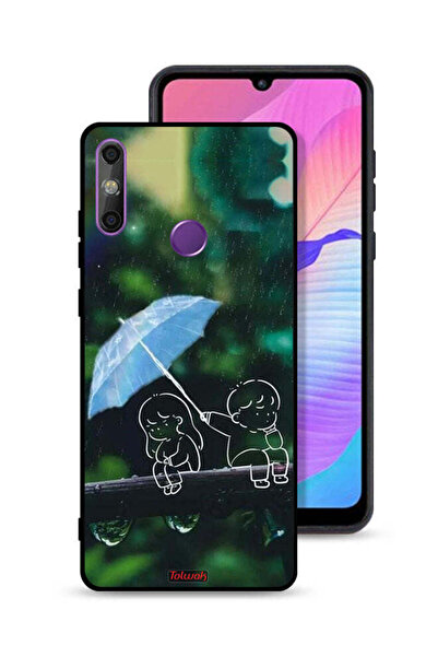 Tolwak غطاء حماية لهاتف هواوي إنجوي 20e برسومات زوجين من الفن التجريدي