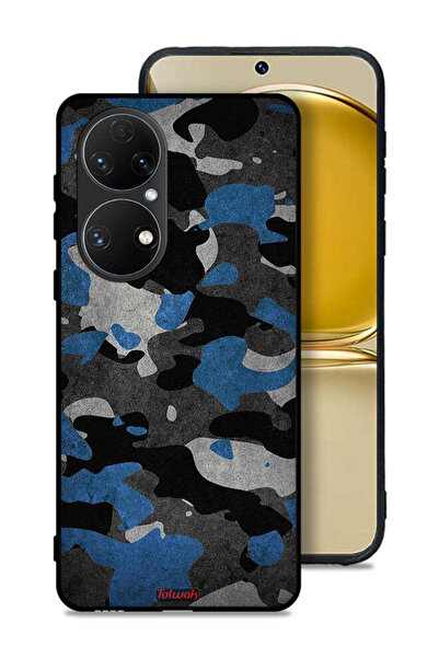 Tolwak Huawei P50 Protective Case Cover Camouflage Pattern