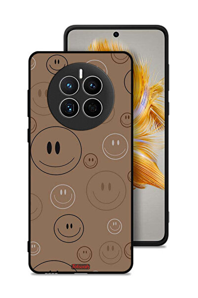 Tolwak غطاء حماية لهاتف هواوي ميت 50 بنقشة وجوه مبتسمة