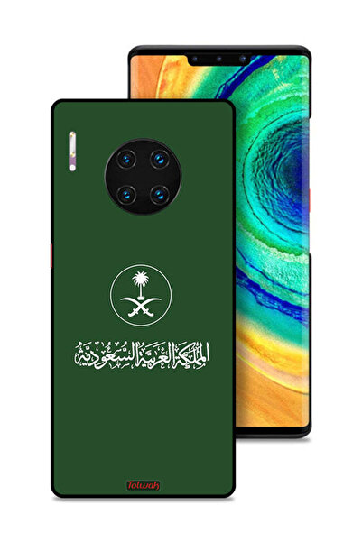 Tolwak غطاء حماية لهاتف هواوي ميت 30 برو، تصميم فن ناقل لعلامة المملكة العربي...