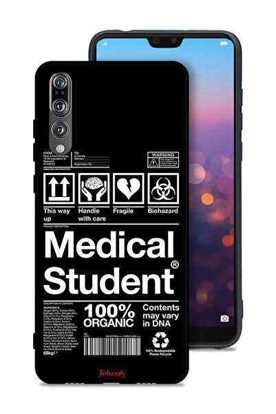 Tolwak غطاء حماية لهاتف هواوي P20 Pro، ملصق طالب الطب