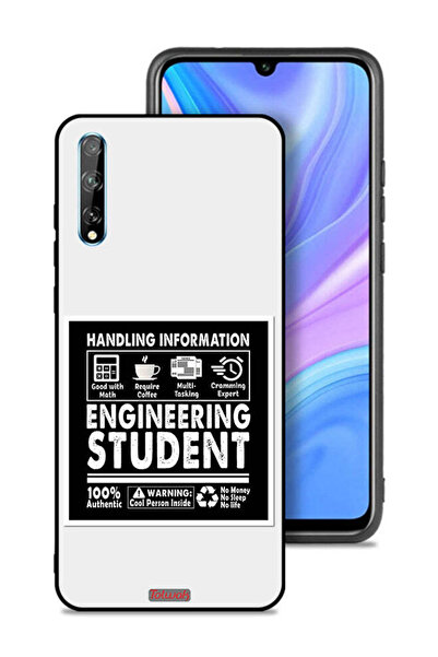 Tolwak غطاء حماية لهاتف هواوي بي سمارت إس - ملصق طالب هندسة