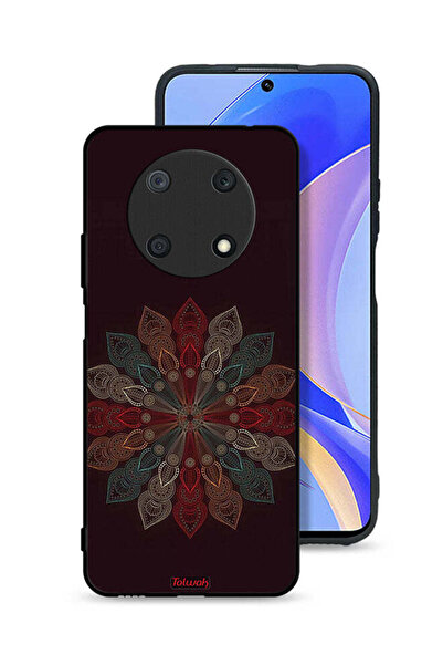 Tolwak غطاء حماية لهاتف هواوي نوفا Y90 بنقشة زهرة ماندالا