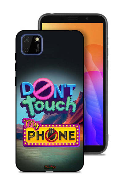 Tolwak Huawei Y5p Protective Case Cover Do Not Touch My Phone