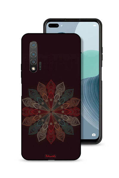 Tolwak غطاء حماية لهاتف هواوي نوفا 6 بتصميم زهرة ماندالا