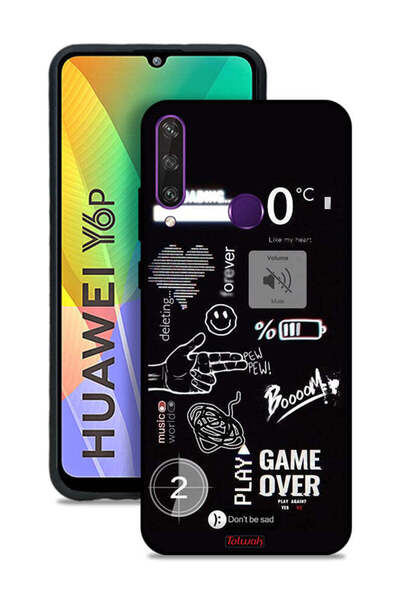 Tolwak غطاء حماية لهاتف هواوي Y6p - لعبة انتهت - بيو بيو