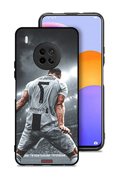 Tolwak غطاء حماية لهاتف هواوي Y9a بشعار احتفال كريستيانو رونالدو