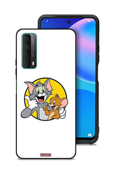 Tolwak غطاء حماية لهاتف هواوي بي سمارت (2021) بتصميم توم وجيري