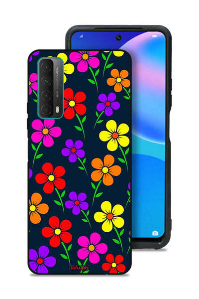 Tolwak غطاء حماية لهاتف هواوي بي سمارت (2021) - زهور ملونة