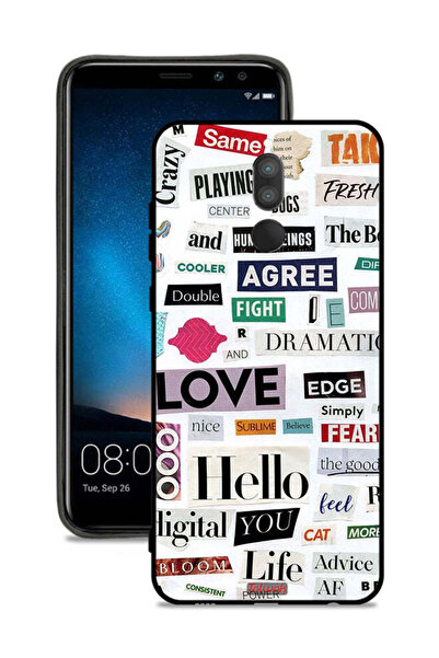 Tolwak غطاء حماية لهاتف هواوي ميت 10 لايت مع ملصقات اقتباسات قصيرة