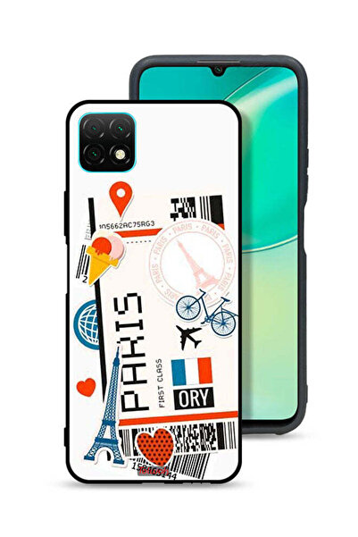 Tolwak غطاء حماية لهاتف هواوي نوفا Y60 - ملصق باريسي